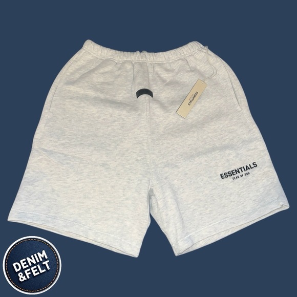 Essentials Fear of God Essentials Light Oatmeal Sweat Shorts | NEW/NWT!!🔥 - Picture 5 of 15